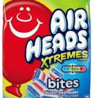 AIRHEADS XTREME BITE BL RASP    6OZ