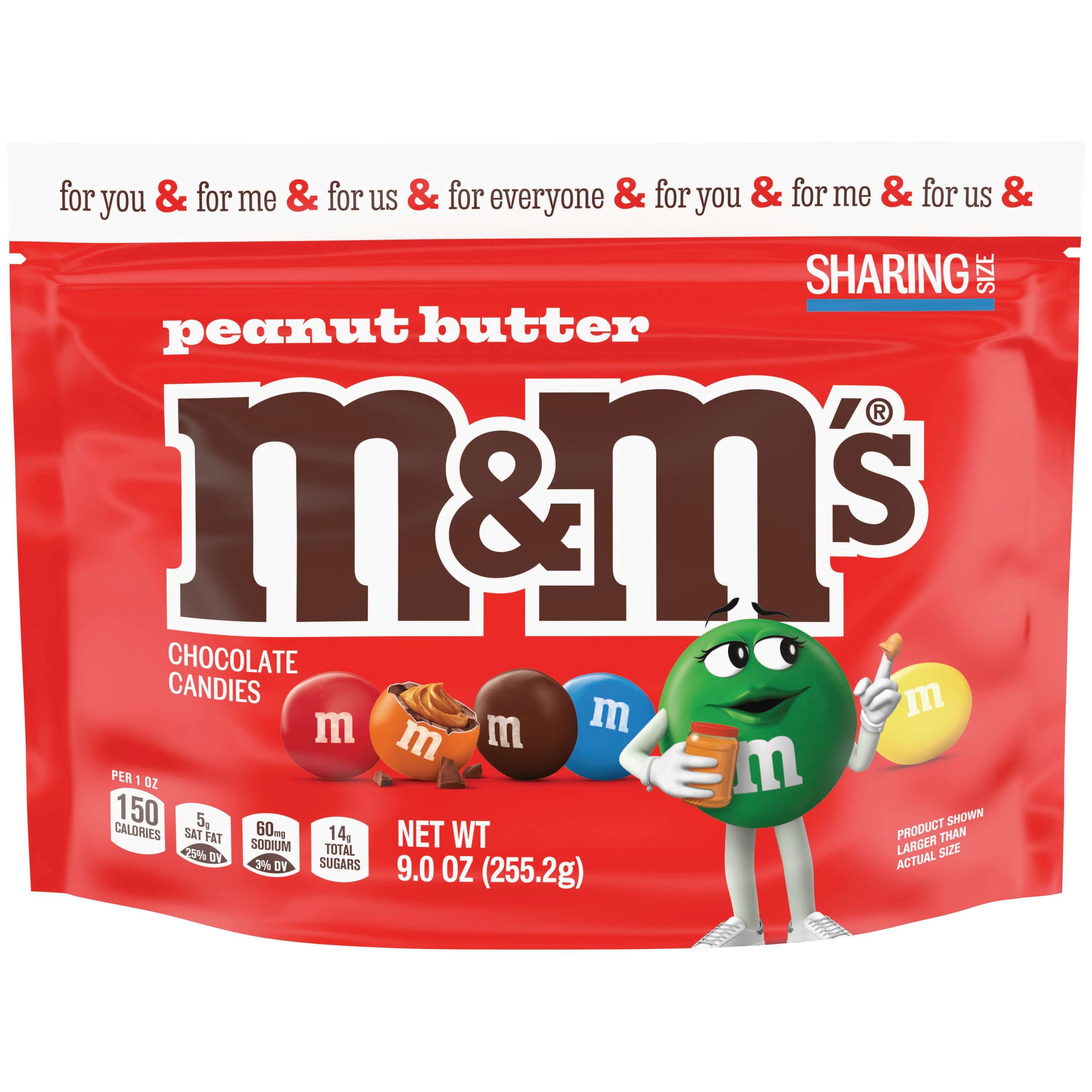 M&M PEANUT BUTTER SUP           9OZ