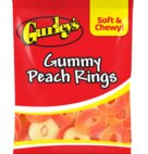 GURLEY GUMMY PEACH RINGS PAL    5OZ