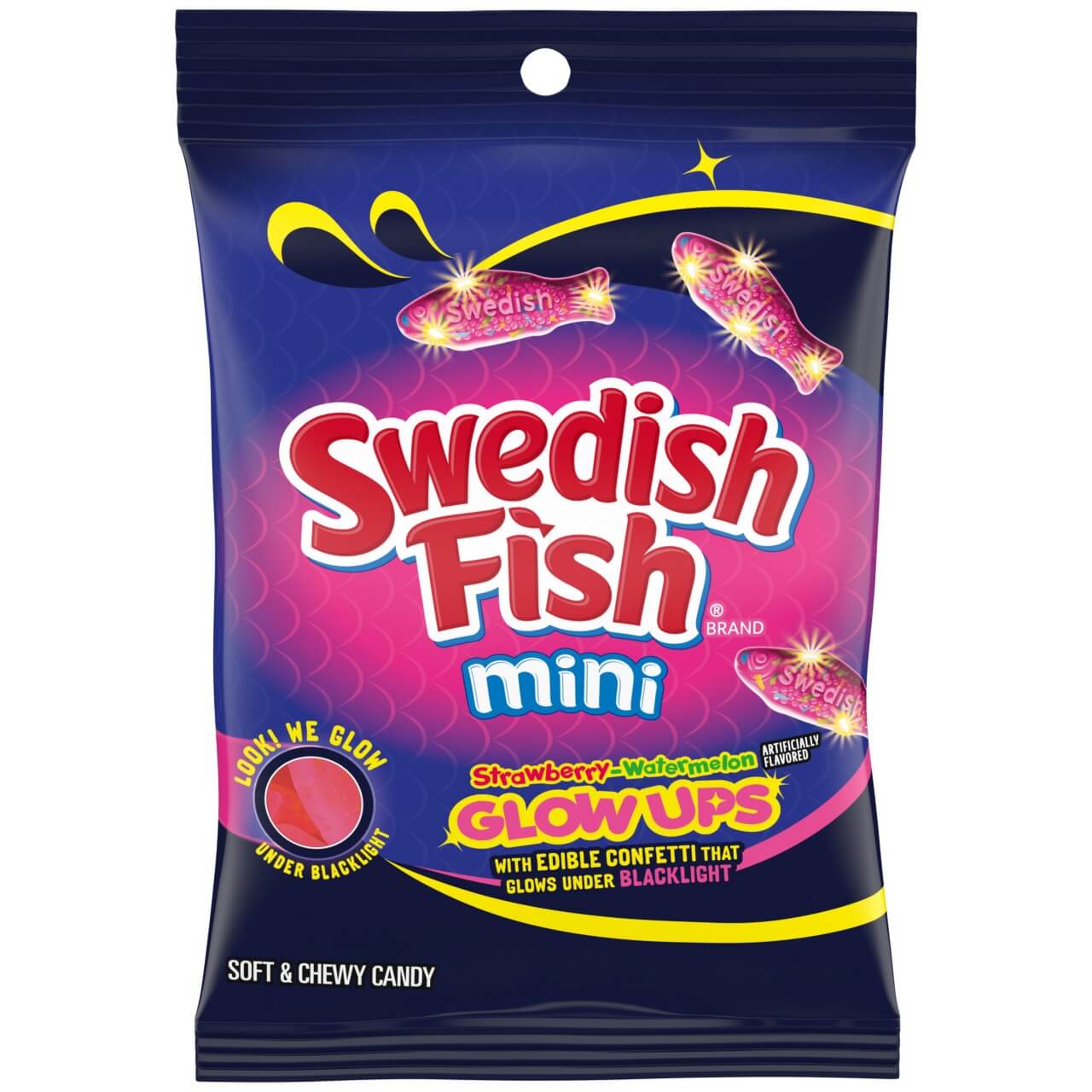 SWEDISH FISH GLOW UPS         6.7OZ