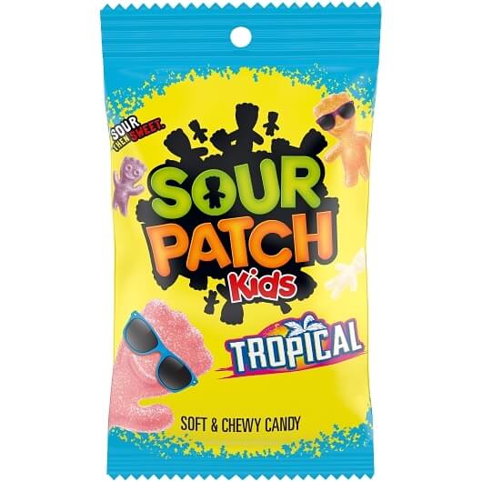 SOUR PATCH TROPICAL PEG BAG     8OZ