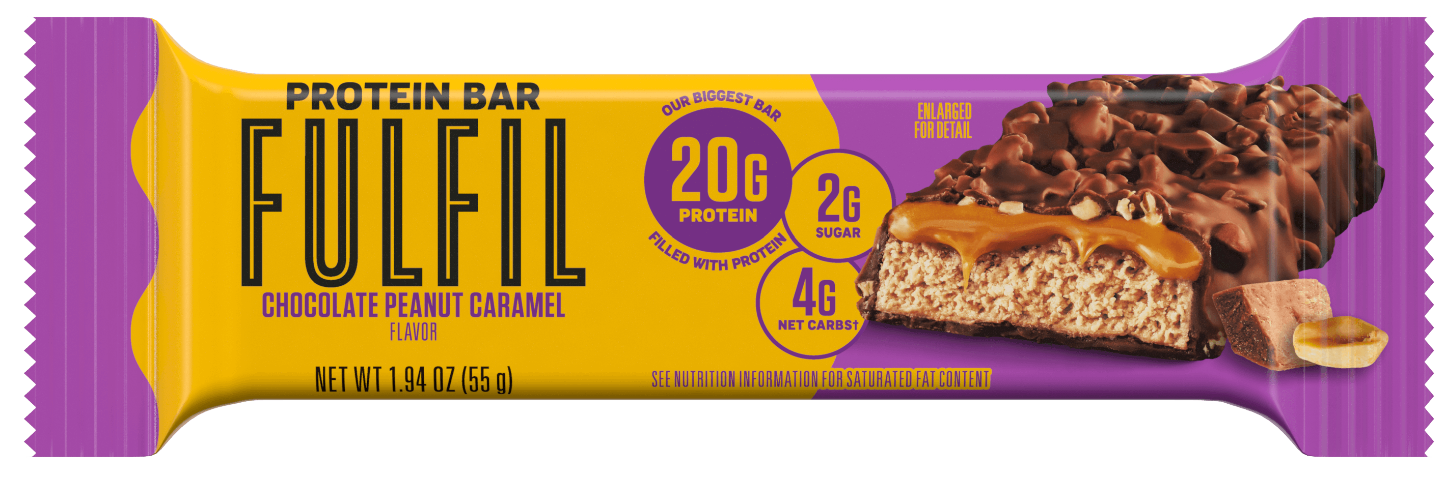 FULFIL CHOC PB PROTEIN BAR 12CT