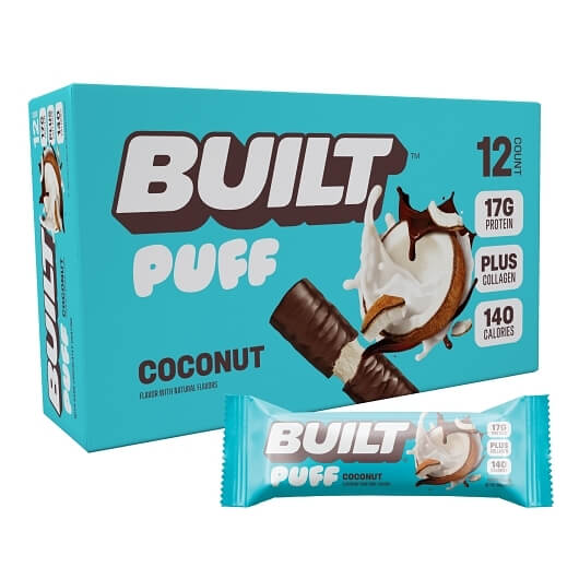 BUILT COCONUT PUFF 12CT