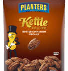 PLANTER PECANS KETTLE COOKED    6CT