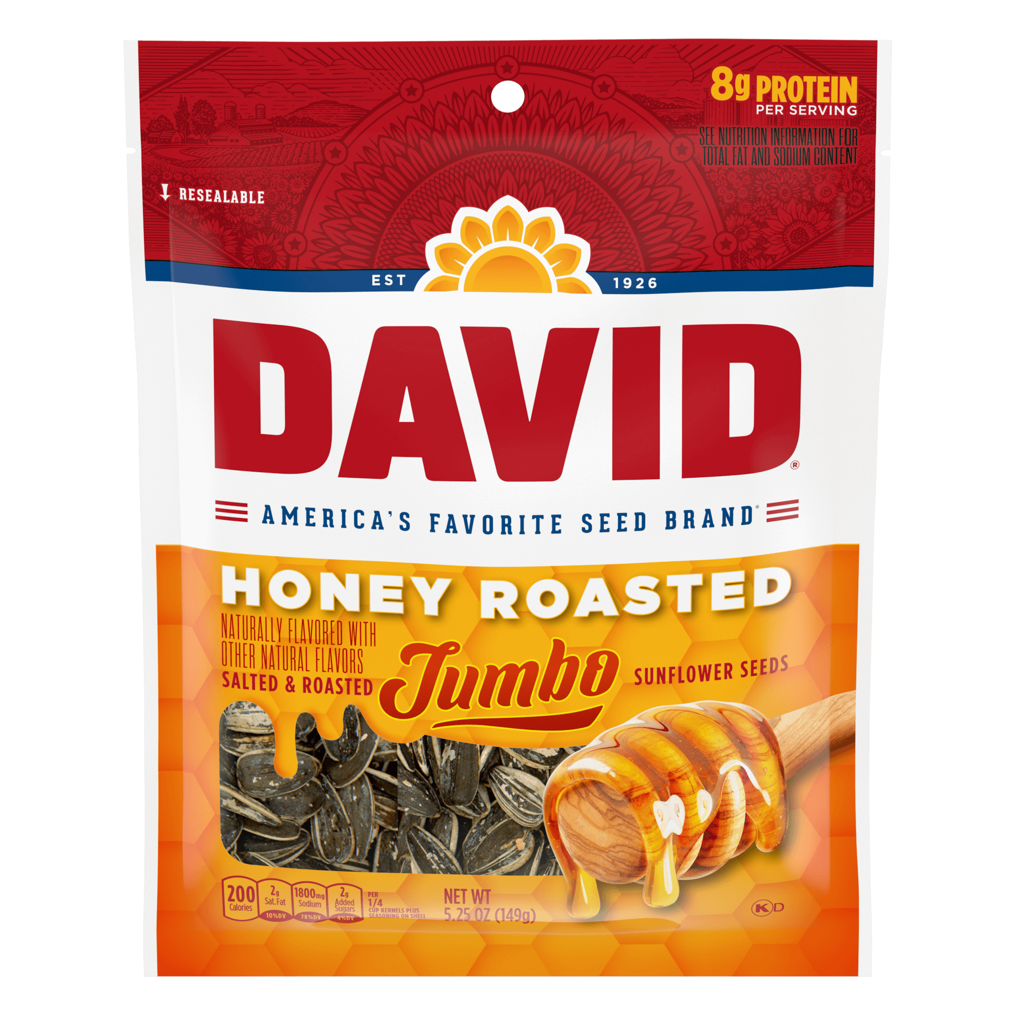 DAVID & SON HONEY RSTD SEEDS 5.25OZ