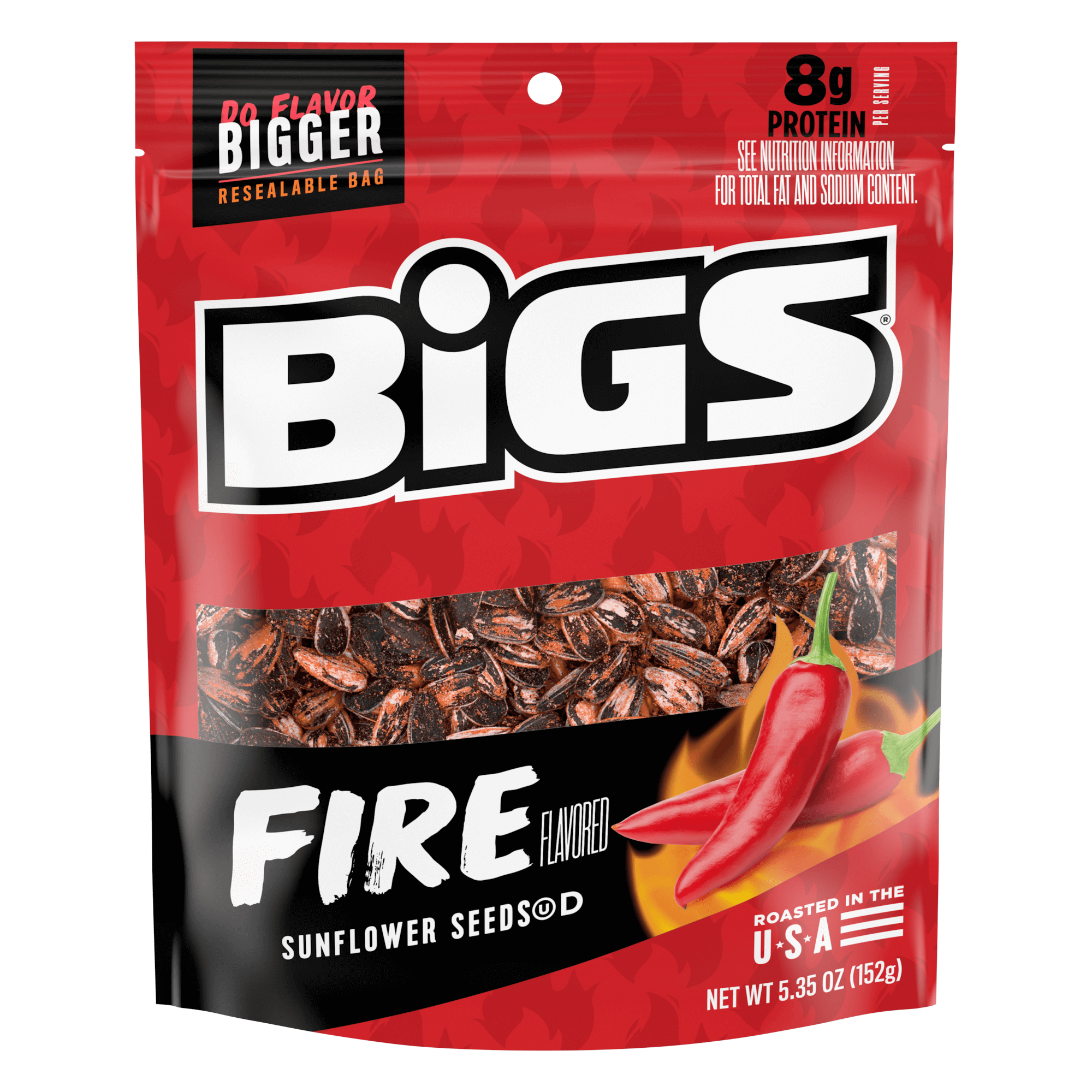 BIGS SUNFLWR SEEDS FIRE 5.35OZ
