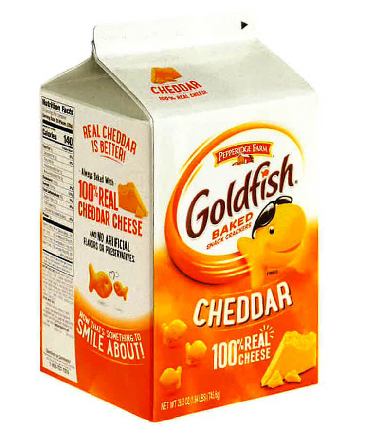 GOLDFISH CHEDDAR CHS BULK  6/26.3OZ