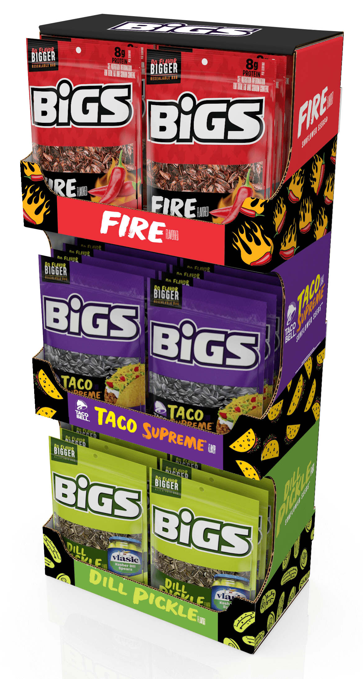 SI BIGS FIRE SNACKS 36CT