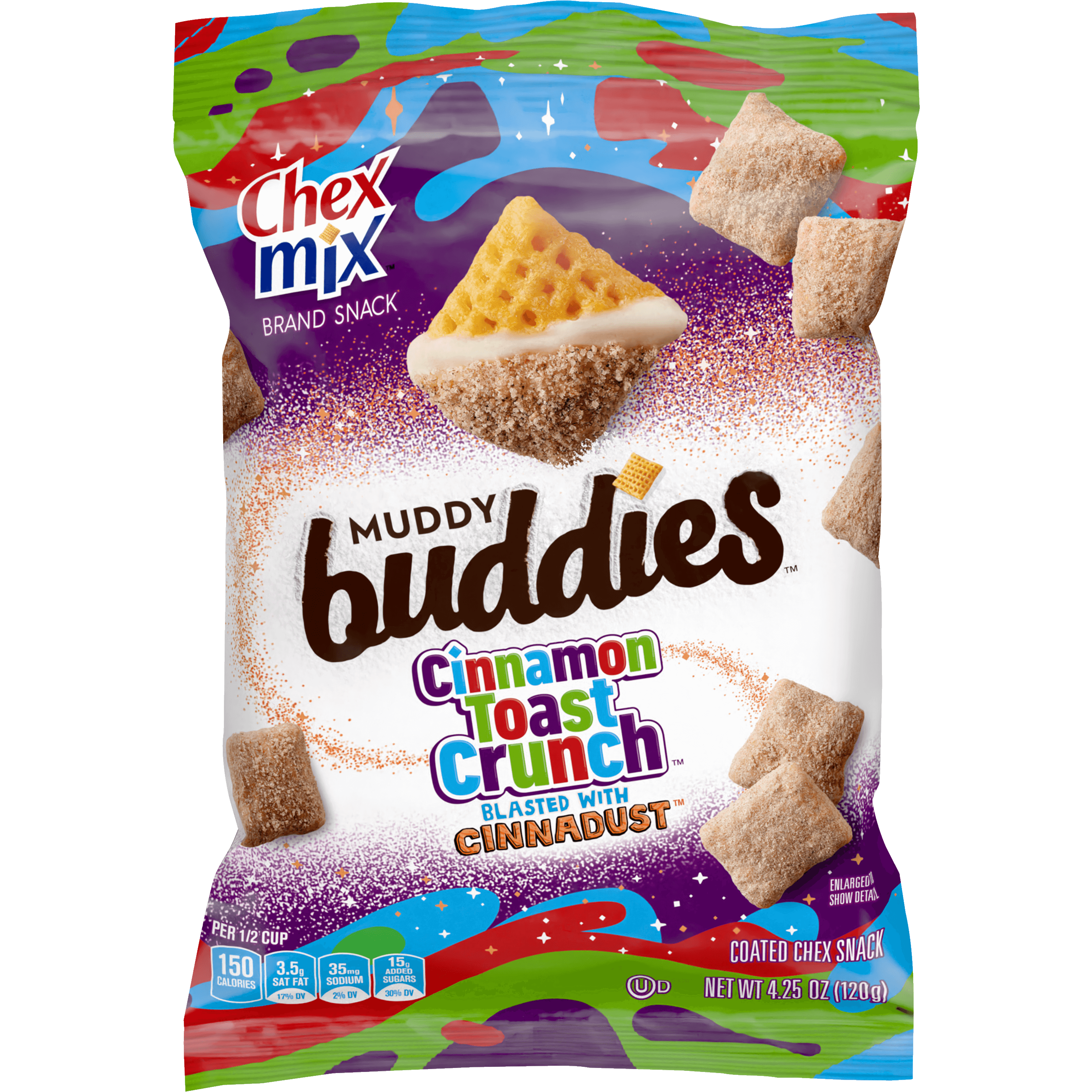 CHEX MIX MUD BUD CIN TST CRNCH  7CT