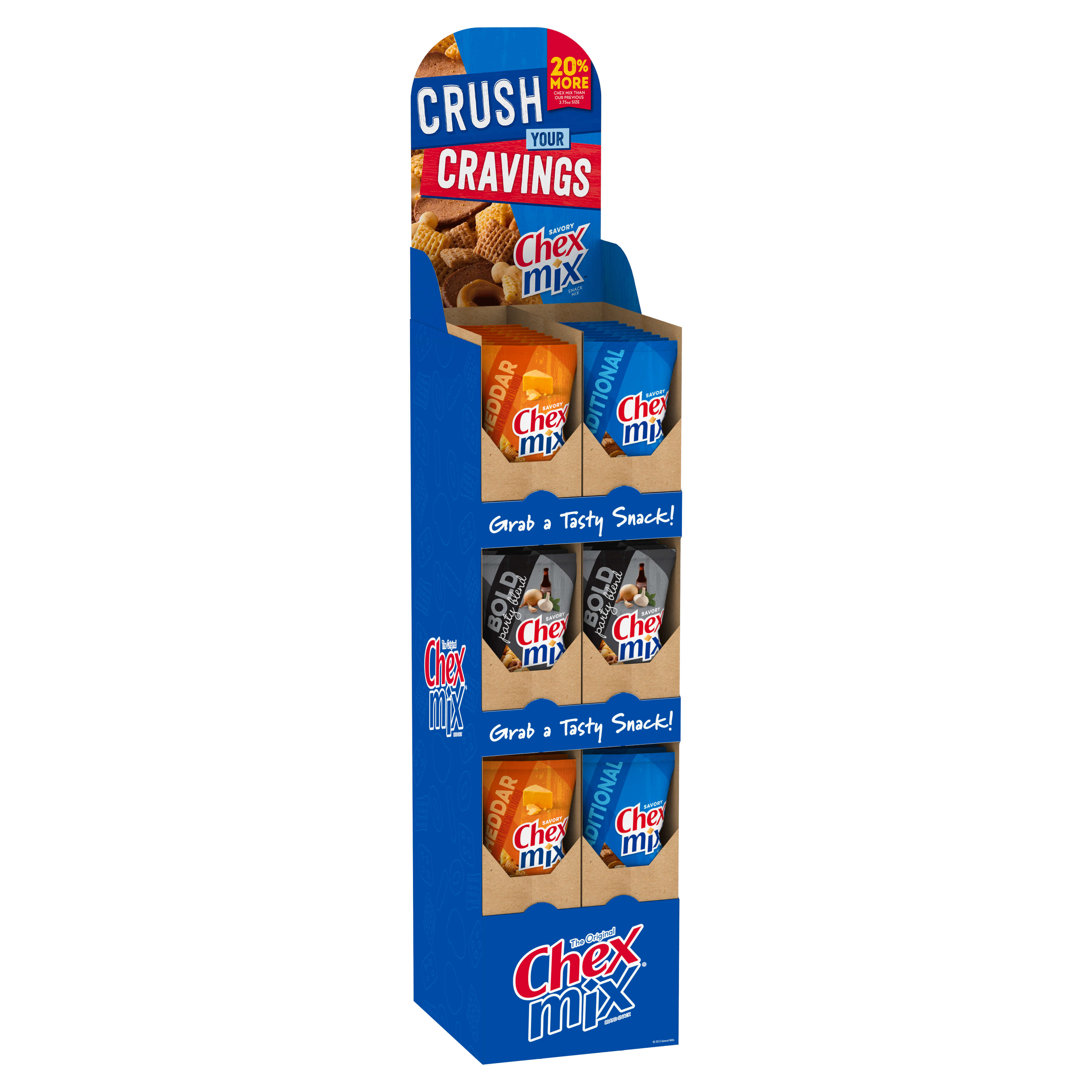 SI CHEX MIX FLOOR DSP 48CT
