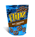 FLIPZ MILK CHOCOLATE PRETZELS   5OZ