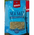 BIGS SUNFLWR KERNEL SEA SALT  3.5OZ