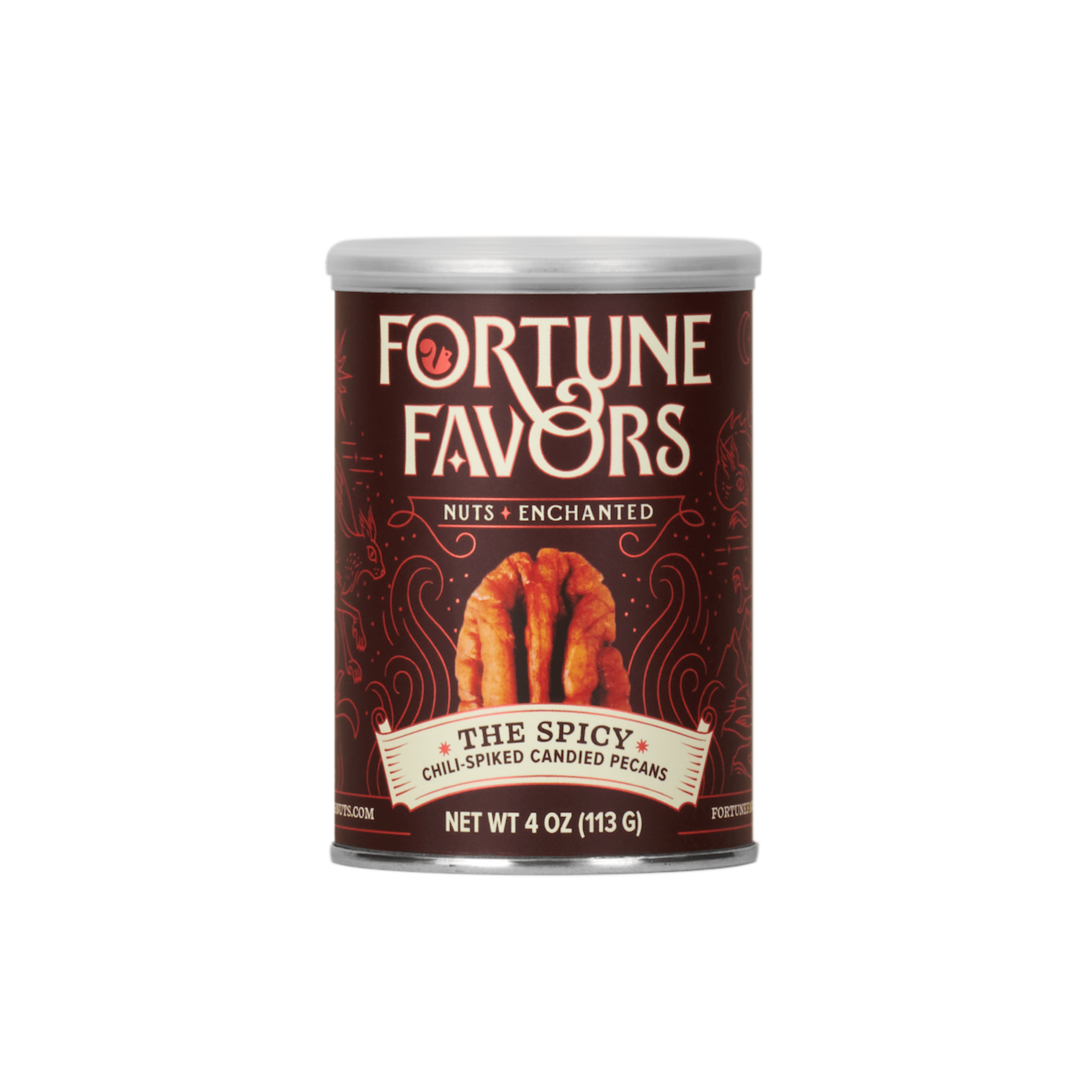 CANDIED PECANS SPICY 4OZ