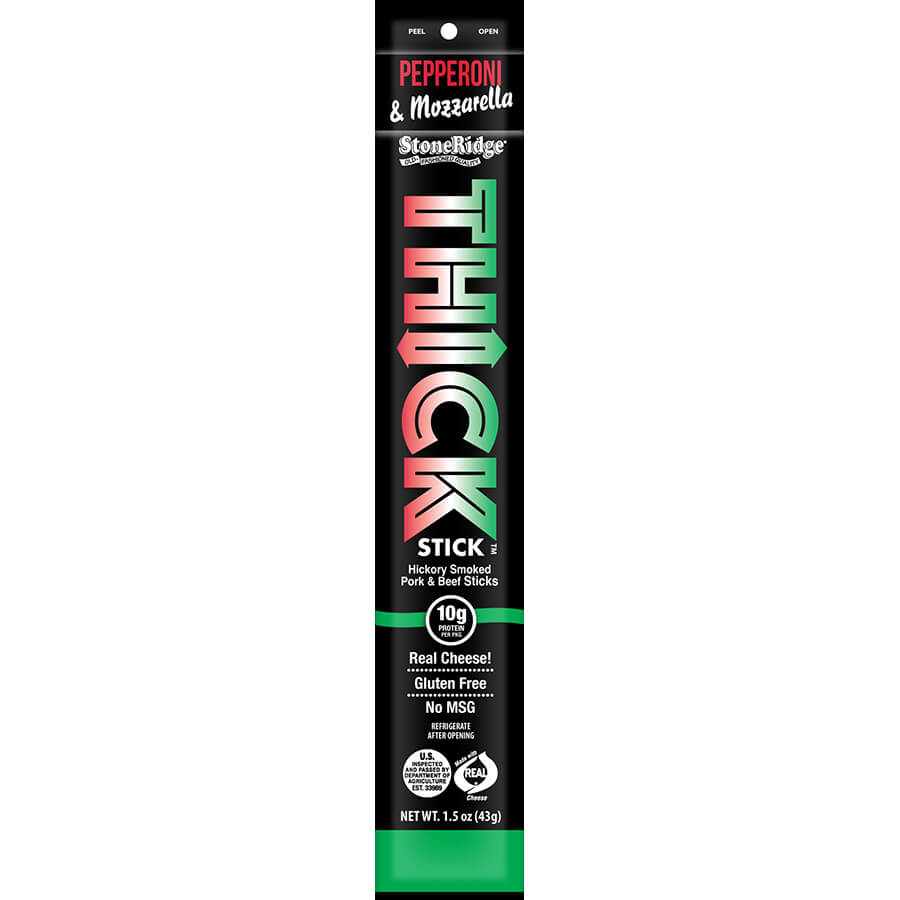 SR THICK STICK PEPPERONI/MOZZ  15CT