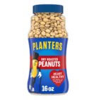 PLANTER DRY ROASTED PEANUT JAR 16OZ