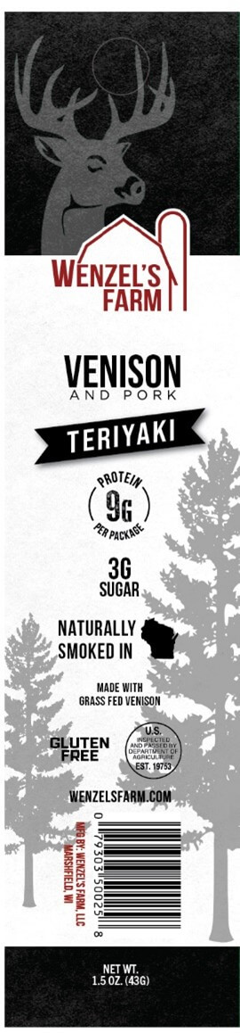 WENZEL VENISON STICK TERIYAKI 24CT