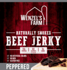 WENZEL BEEF JERKY PEPPERED      3OZ