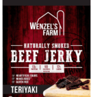 WENZEL BEEF JERKY TERIYAKI      3OZ