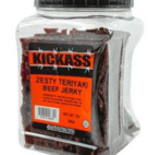 KICK ASS ZESTY TERIYAKI JERKY  35CT