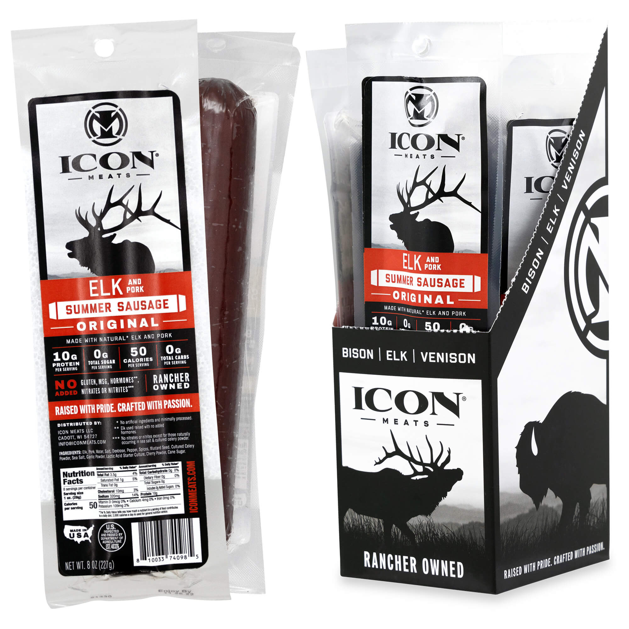 ICON ELK/PORK SMR SSG ORIG 8OZ