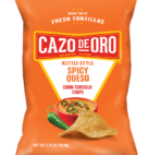 CAZO SPICY QUESO TORT CHIP   2.25OZ