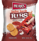 HERRS BABY BACK RIB CHIP      2.5OZ