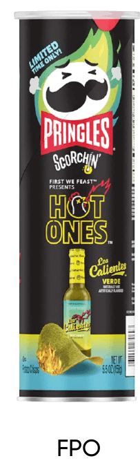 PRINGLE HOT ONES VERDES 5.5OZ