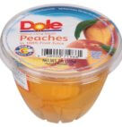 DOLE 7OZ BOWL SLICED PEACHES 12CT