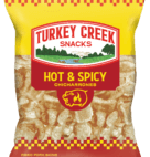 TURKEY CRK PORKSKIN HOT         2OZ