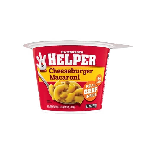 HAMB HELPER CUP CHSBRGR MAC 6/2OZ
