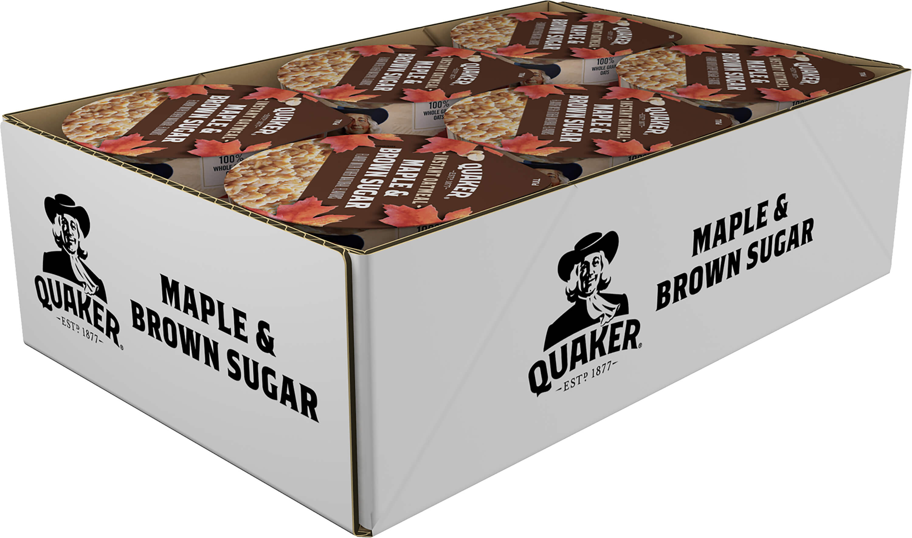 OATMEAL CUPS MAPLE/BROWN SUGAR  6CT