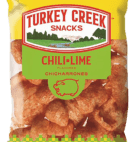 TURKEY CRK PORKSKIN CHILI LIME  4OZ