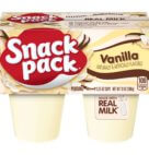 HUNTS SNACK PACK VANILLA   4/3.25OZ