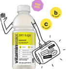 VITAMIN WATER ZERO SQZD 12CT