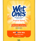 WET ONES TRAVEL PK TROPICAL    20CT