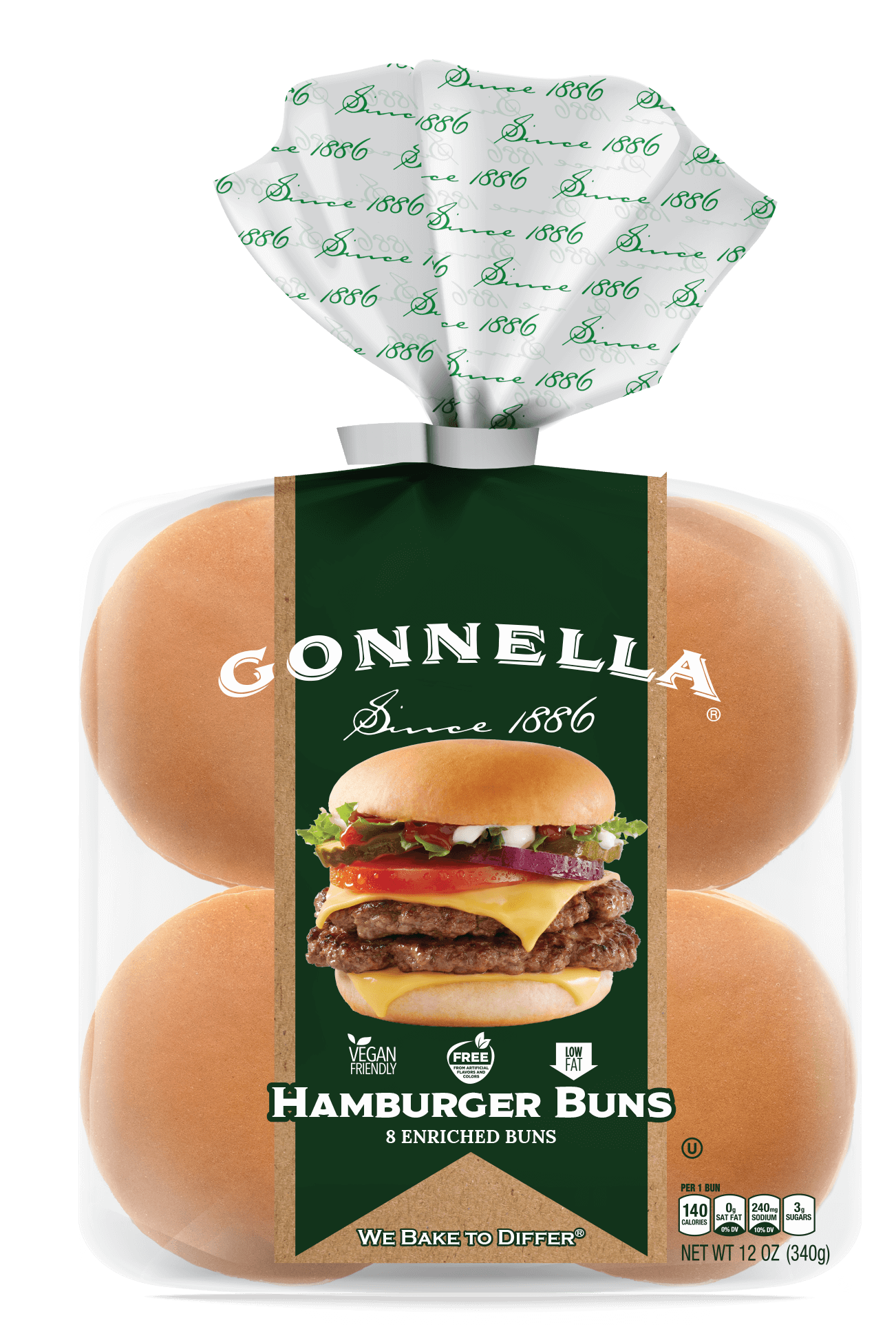 BUN HAMBURGER GONNELLA 8/8PK