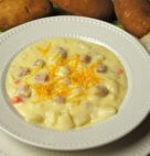 SOUP CHEDDAR BKD POTATO W/HAM  2/8#