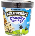 ICE CREAM B&J CHUNKY MONKEY  8/PINT