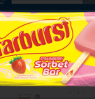 ICE CREAM STARBURST SORBET BAR 12CT