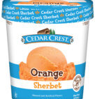 ICE CREAM ORNGE SHERBET PINT    6CT