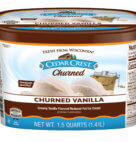 ICE CREAM VANILLA CHURNED    3/48OZ