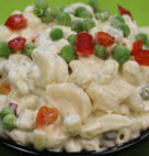 SALAD MACARONI W/PEAS            5#