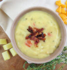 SOUP POTATO BACON/CHEESE VIENA 4/4#