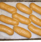 BUN DOUGH HOAGIE ROLL      90/4.5OZ