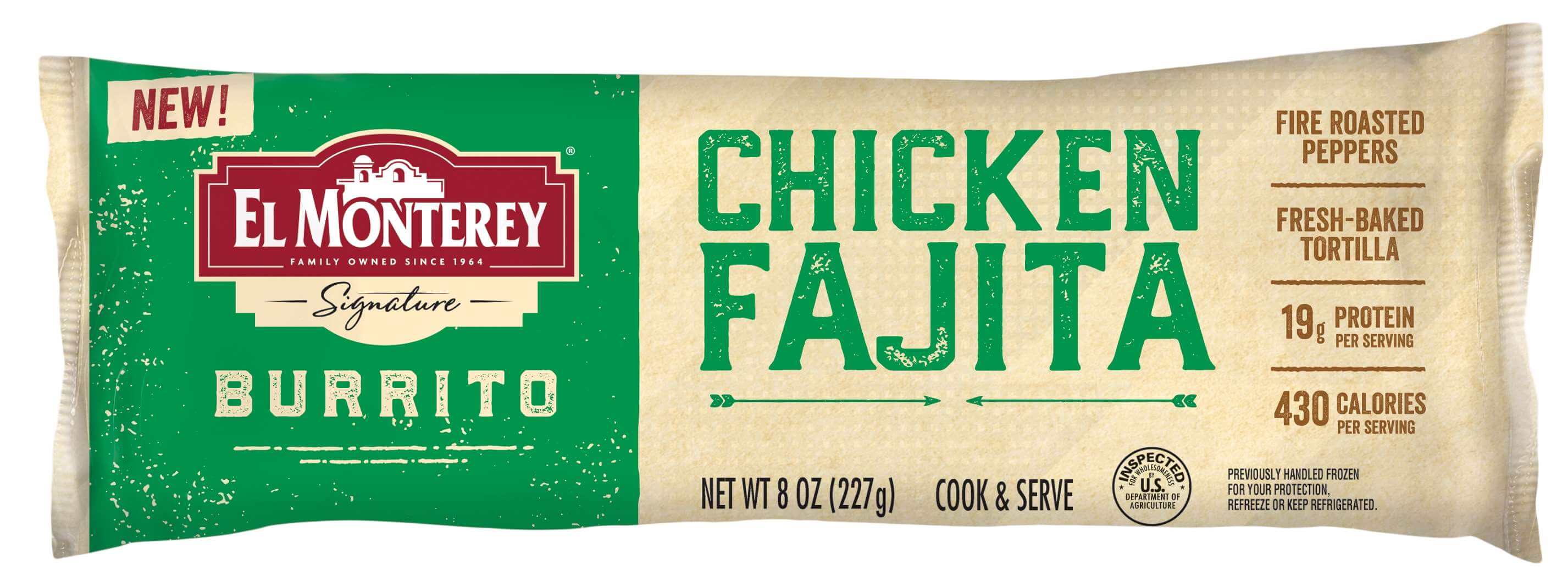 BURRITO CHICKEN FAJITA       12/8OZ