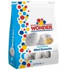 WONDER POWDERED SUGAR DONUTS   10OZ