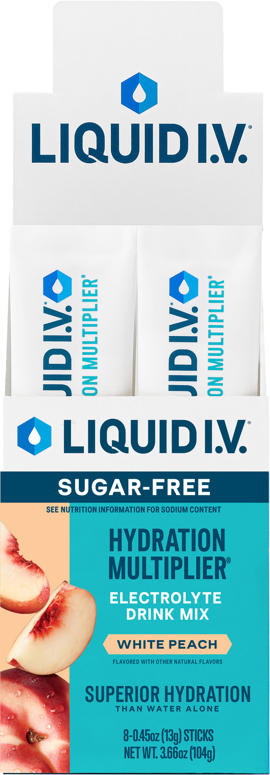 LIQUID IV WHITE PEACH SF SS     8CT
