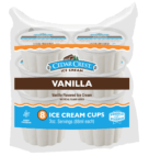 ICE CREAM VANILLA CUPS        6/8PK