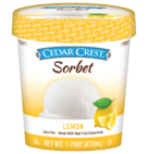 ICE CREAM SORBET LEMON       6/16OZ