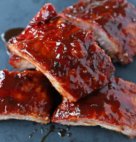 Ribs Pork W/sauce Fc 2 Bone    4/5#